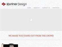 Tablet Screenshot of kantnerdesign.com